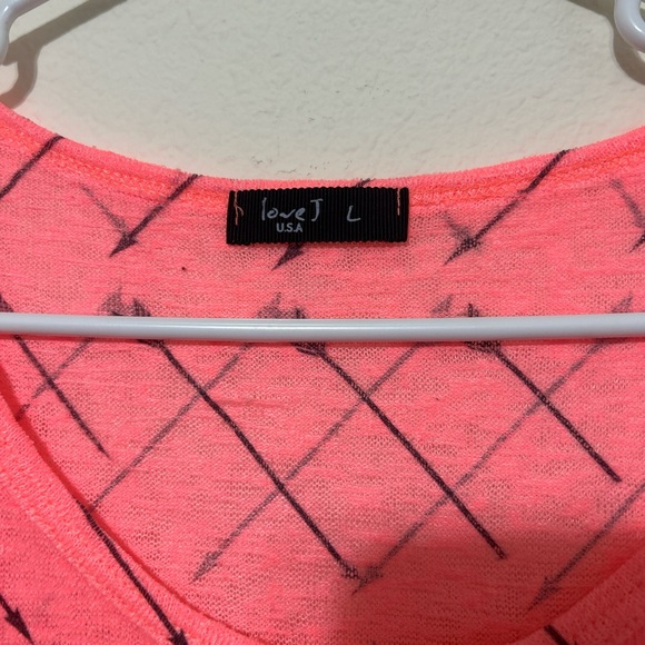 Love J Pink Arrow Pattern Blouse - Picture 2 of 6